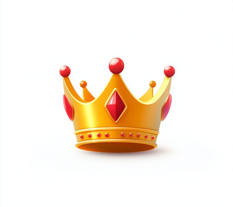 Pixar Style Gold Crown