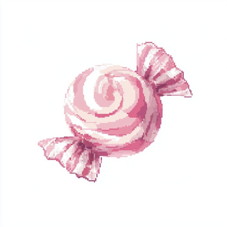 Pixel Art Candy Wrapper