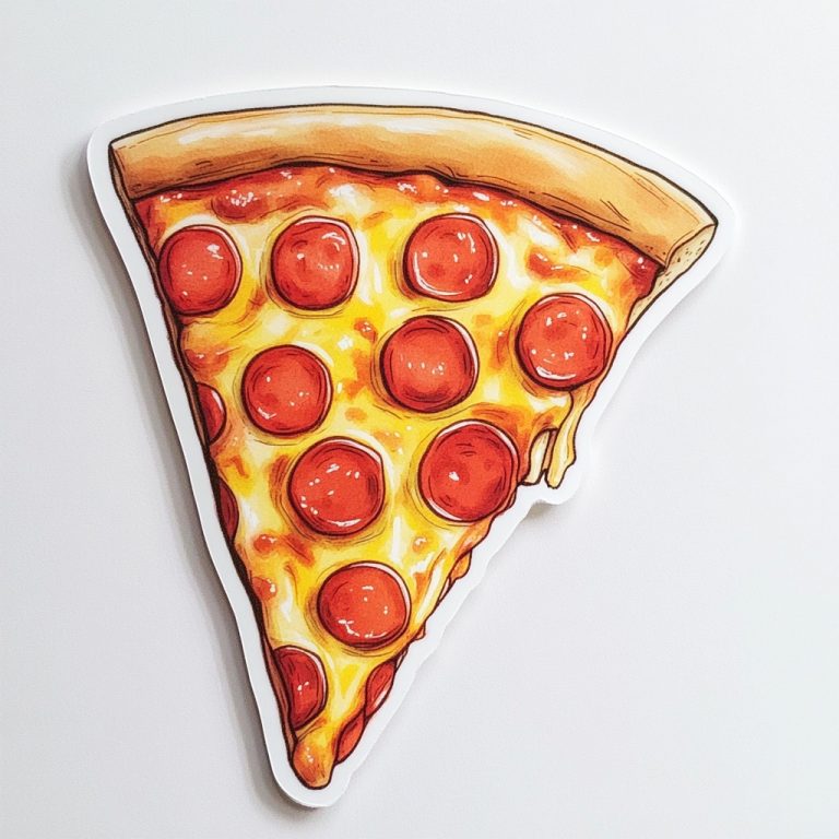 Pizza Sticker Design