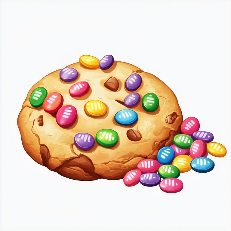 Playful Cookie with Smarties