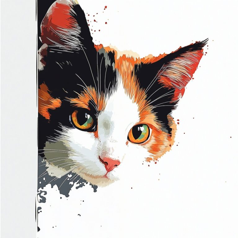 Pop Art Calico Cat