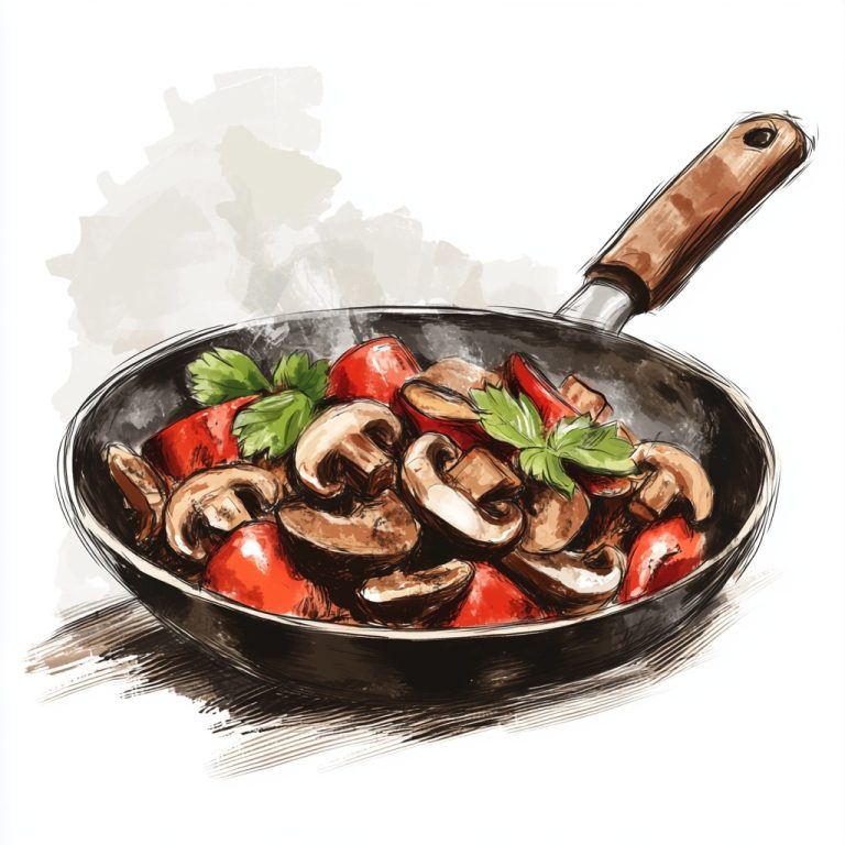 Porcini Cooking Illustration