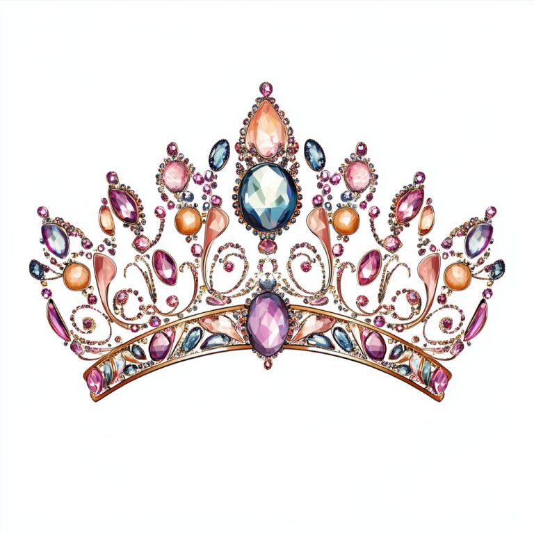 Posterized Jewel Tiara