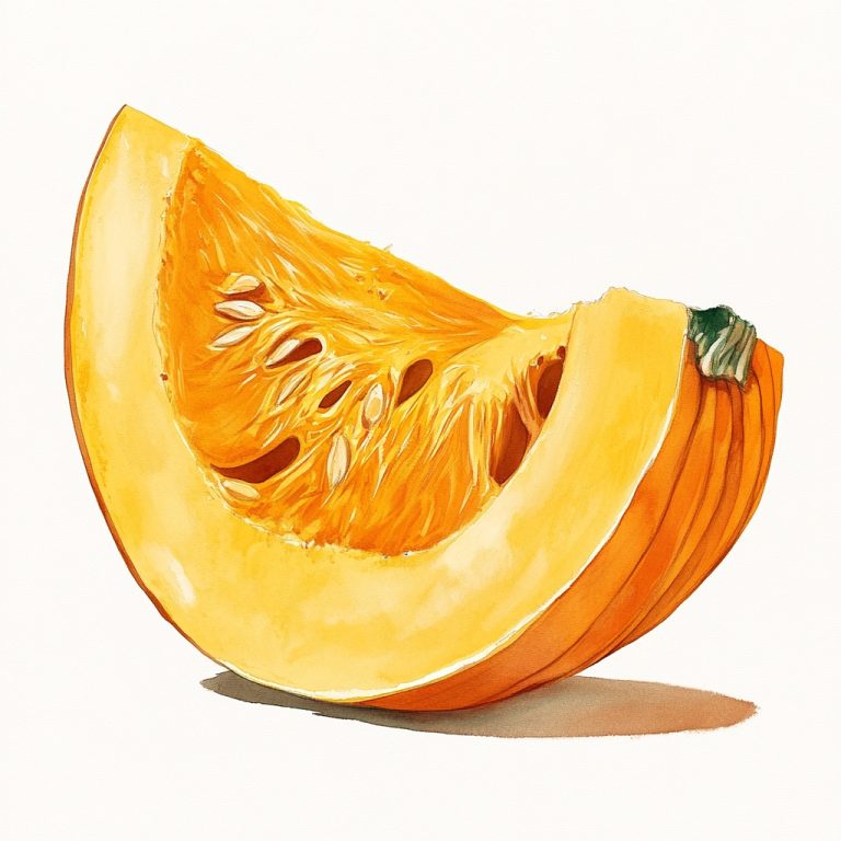 Pumpkin Slice Illustration No Shadow