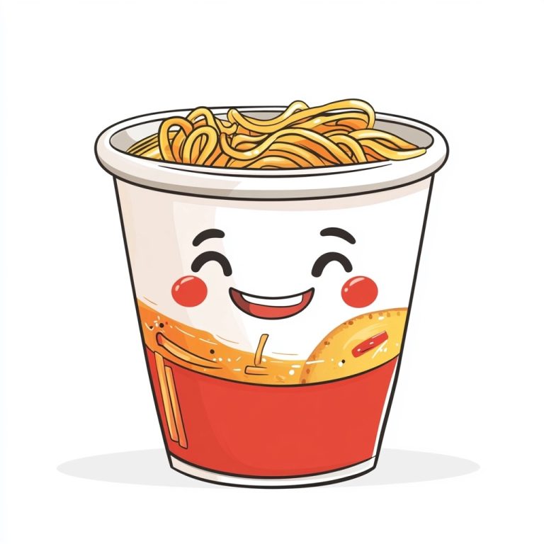 Ramen Cup Illustration