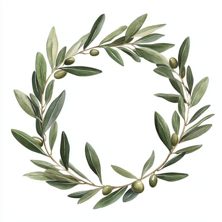 Raw Olive Leaf Crown