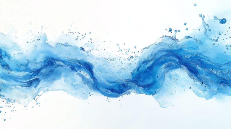 Realistic Blue Water Sparks scaled