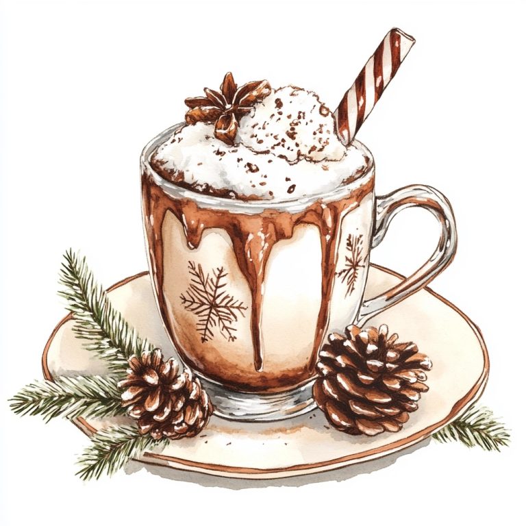 Realistic Cocoa with Decor