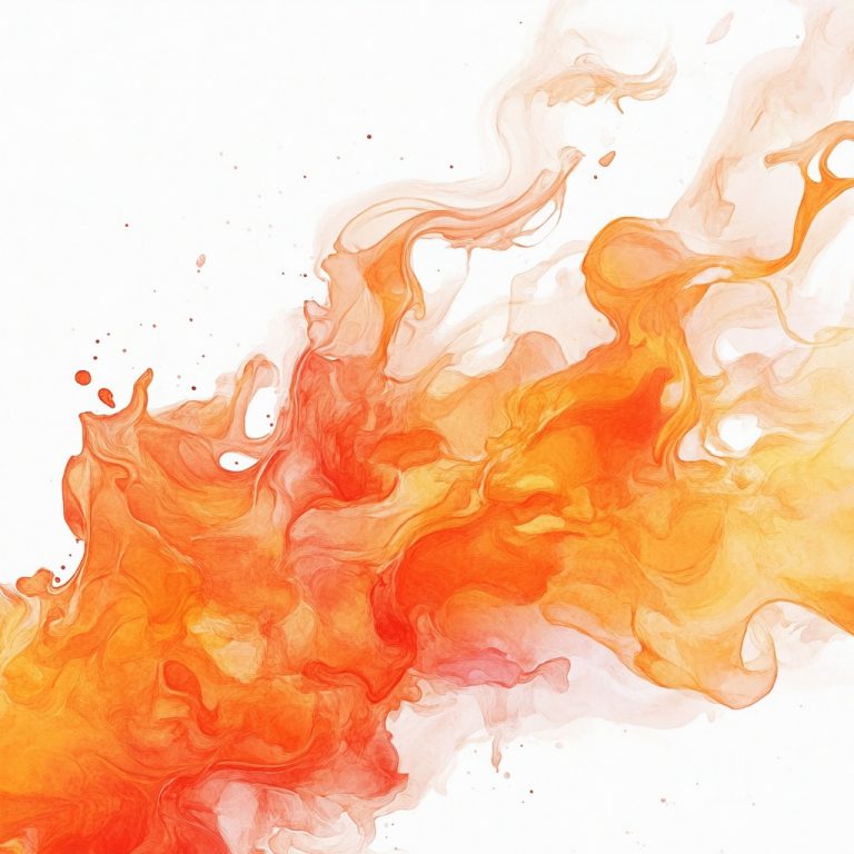 Realistic Flames in Watercolor