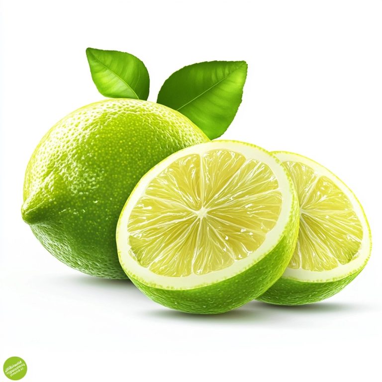 Realistic Green Lemon Display