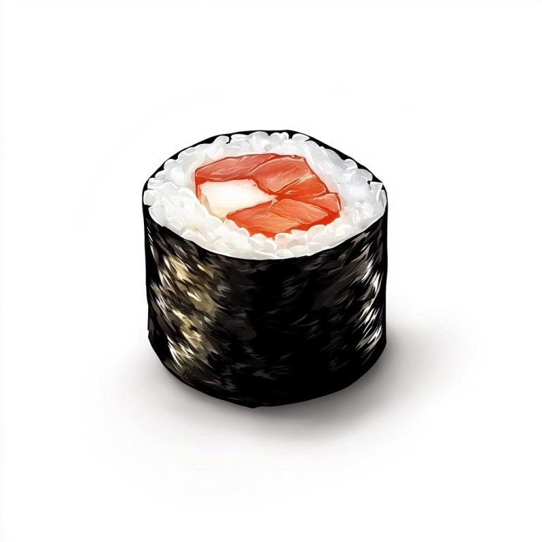 Realistic Maki Sushi Detail