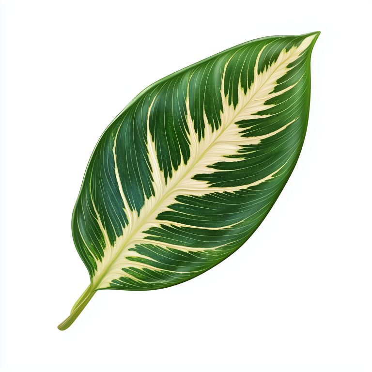 Realistic Maranta Leaf Study