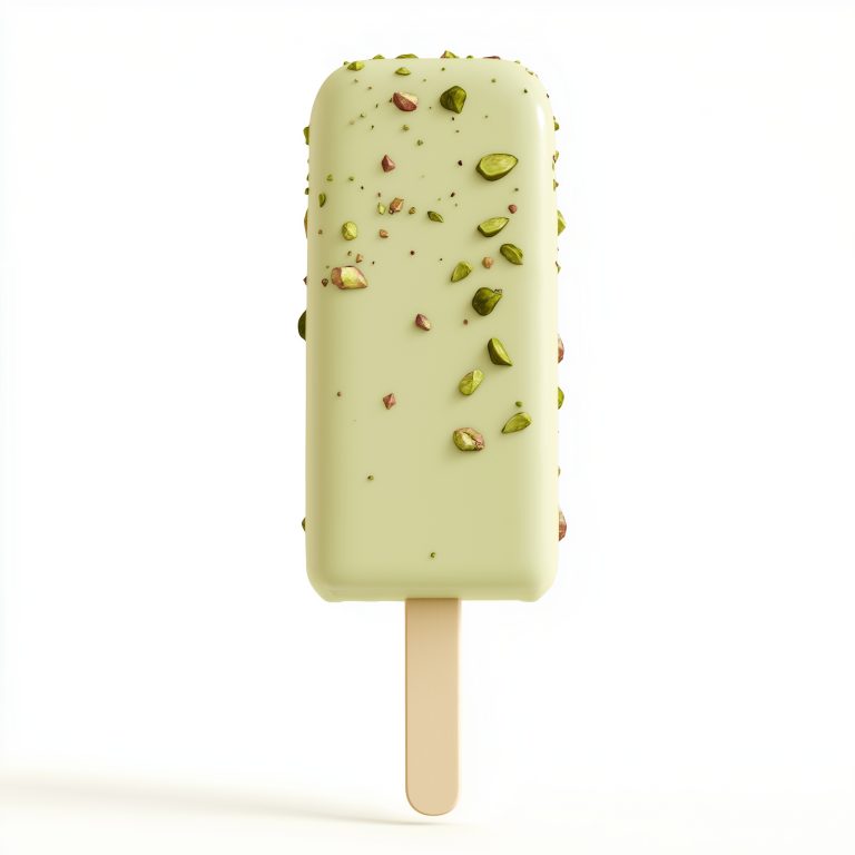 Realistic Pistachio Ice Cream Bar