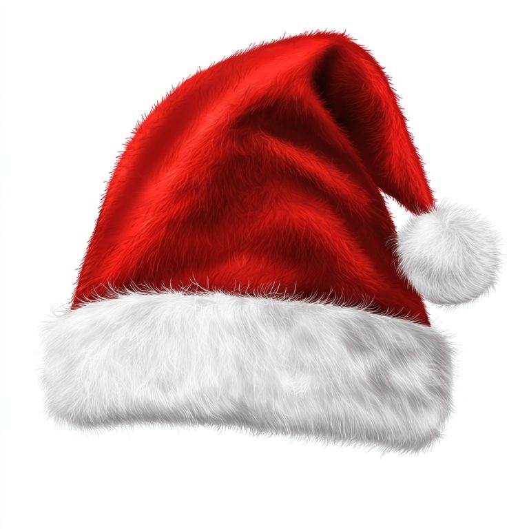 Realistic Santa Hat Clipart