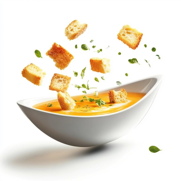 Realistic Soup Bowl Display