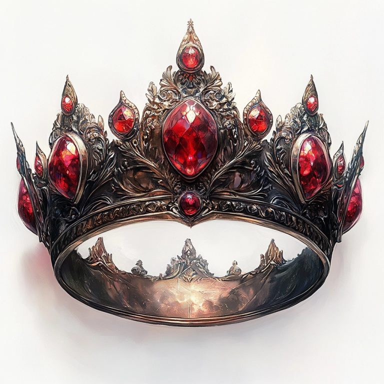 Regal Silver Crown Illustration