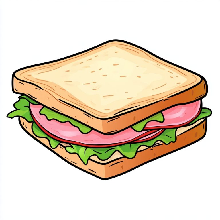 SVG Ham Sandwich Clipart