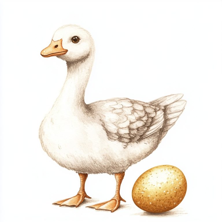 Scandi Goose with Egg