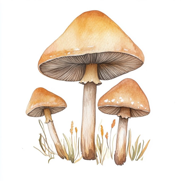 Scandinavian Folk Art Mushrooms