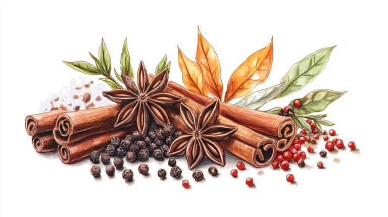 Seasonings in Colored Pencil