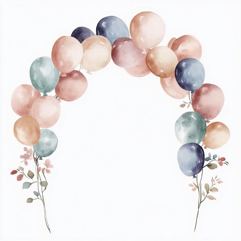 Shabby Chic Balloon Arch