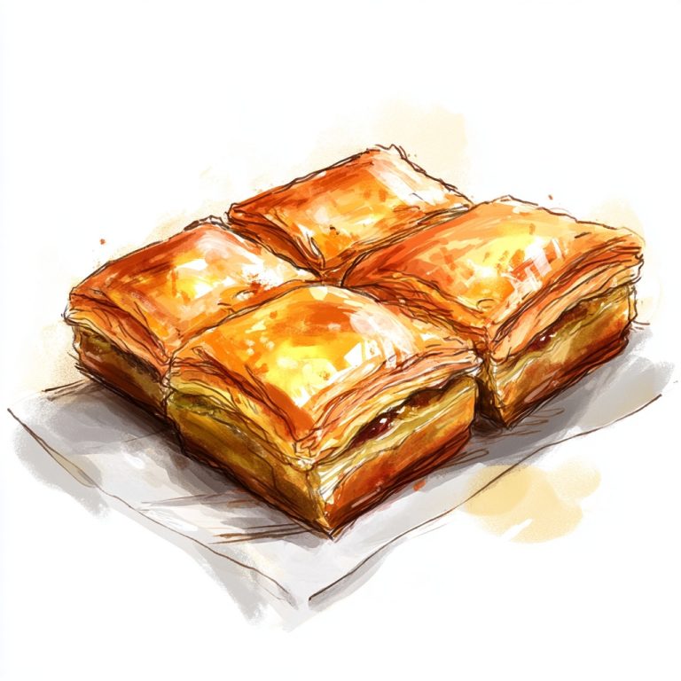 Sketch of Baklava Design