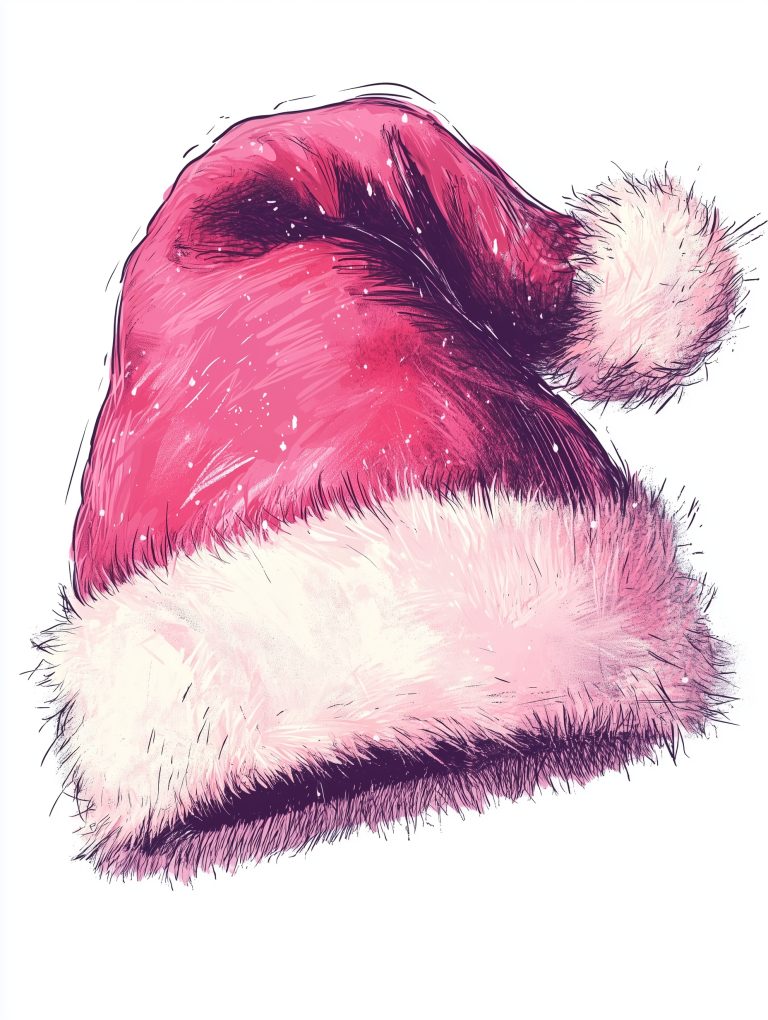 Sketch of Santa Hat