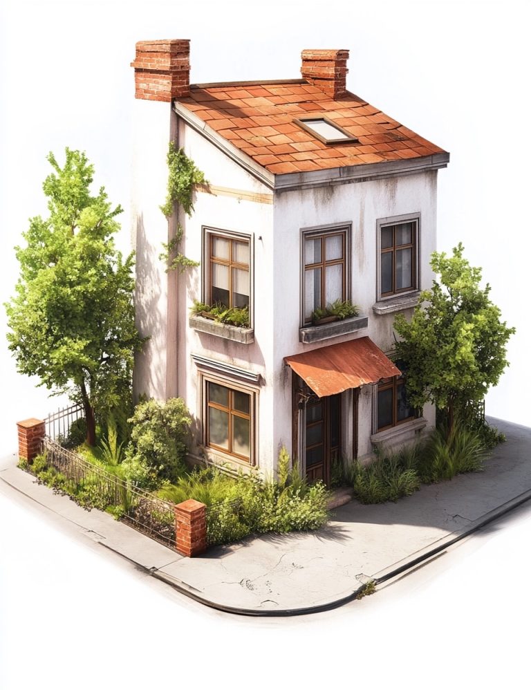 Small Town Corner House