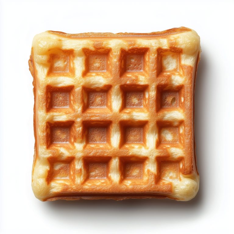 Square Waffle Top View