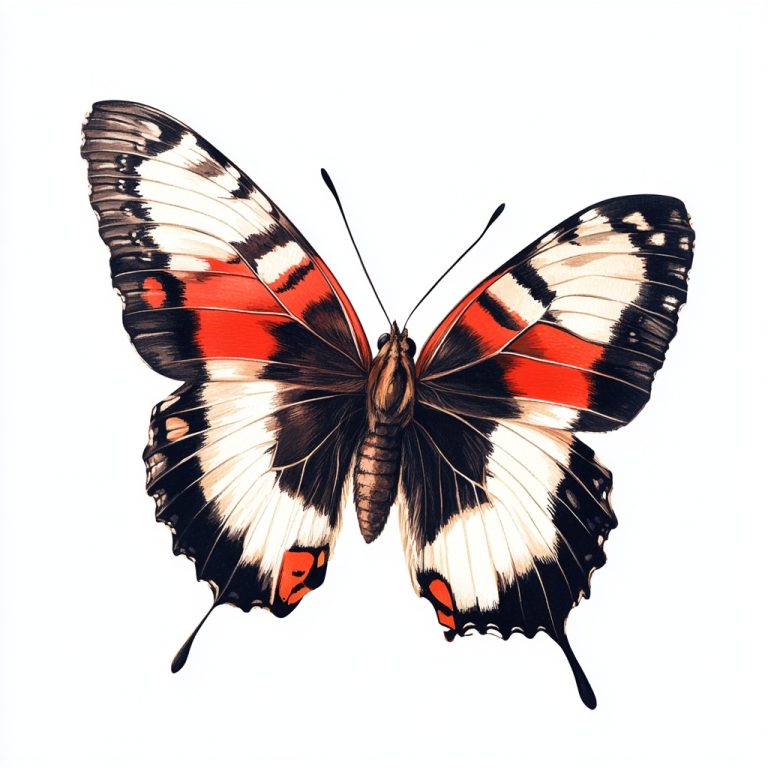 Stylized Butterfly Illustration