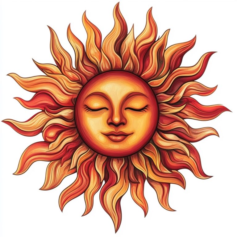 Sun Icon in Vector Style