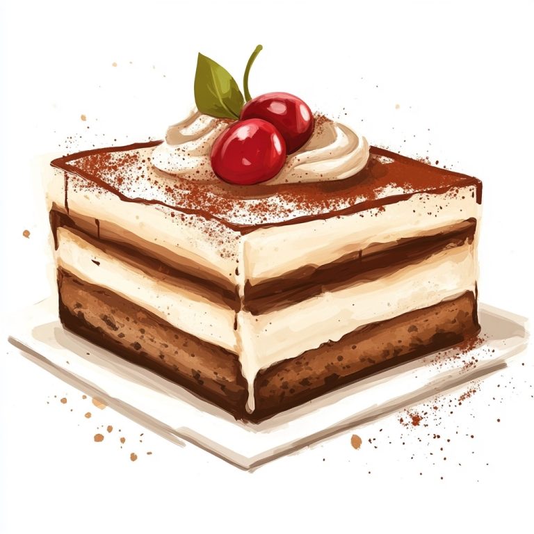 Tiramisu in 2D Art