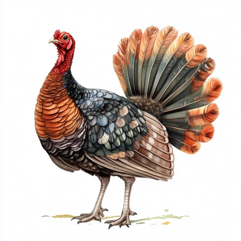 Turkey Illustration Encyclopedia Style