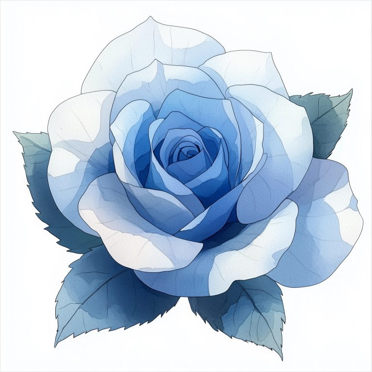 Ultra Realistic Blue Rose