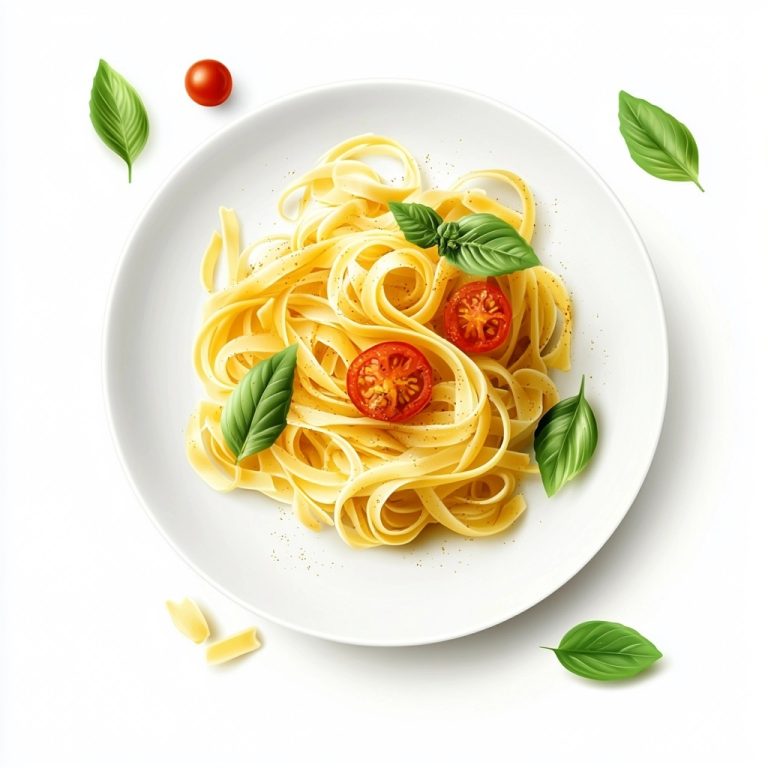 Ultra Realistic Pasta Plate