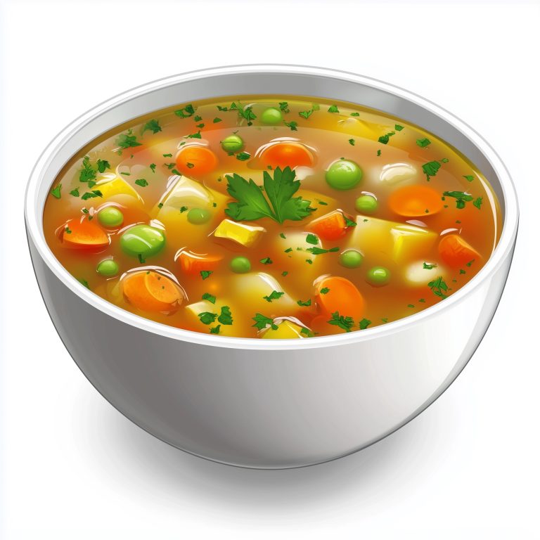 Vegetable Soup Clipart Design