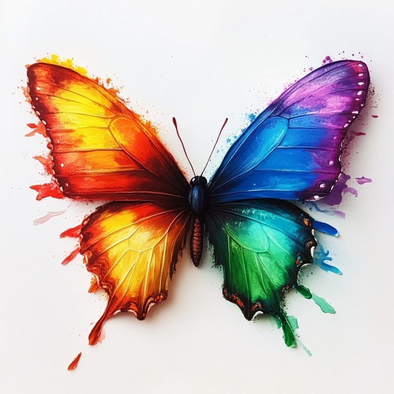 Vibrant Butterfly Illustration