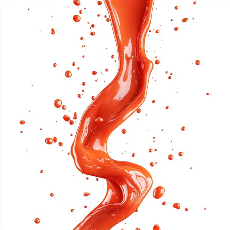 Vibrant Hot Sauce Suspension