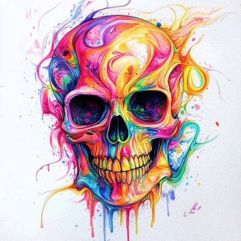 Vibrant Skull Designs