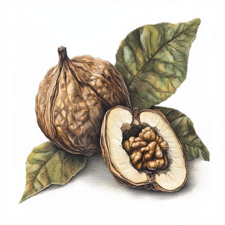 Victorian Walnut Illustration