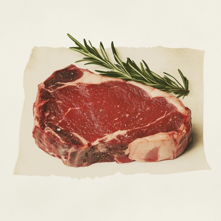 Vintage Collage Steak Art