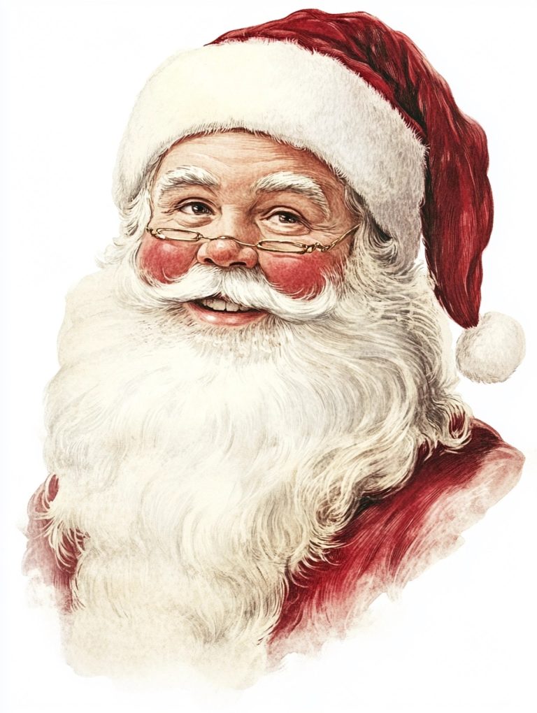 Vintage Santa Claus Clip Art