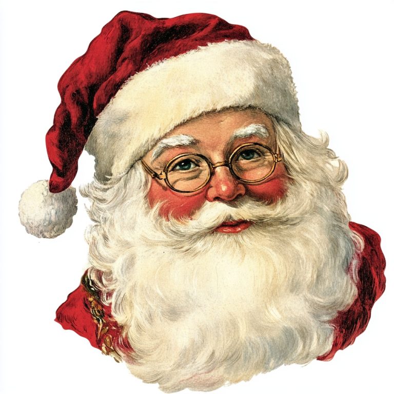 Vintage Santa Claus Clipart 3