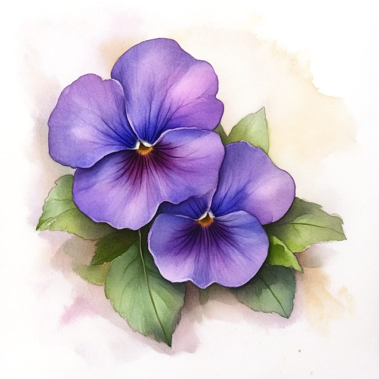 Viola Botanical 10