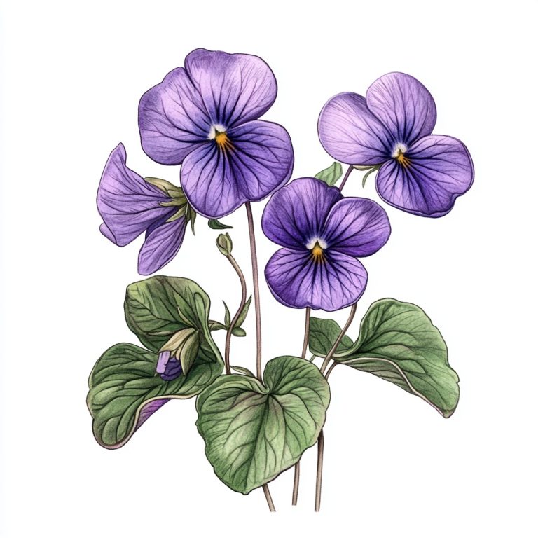 Viola Botanical 14