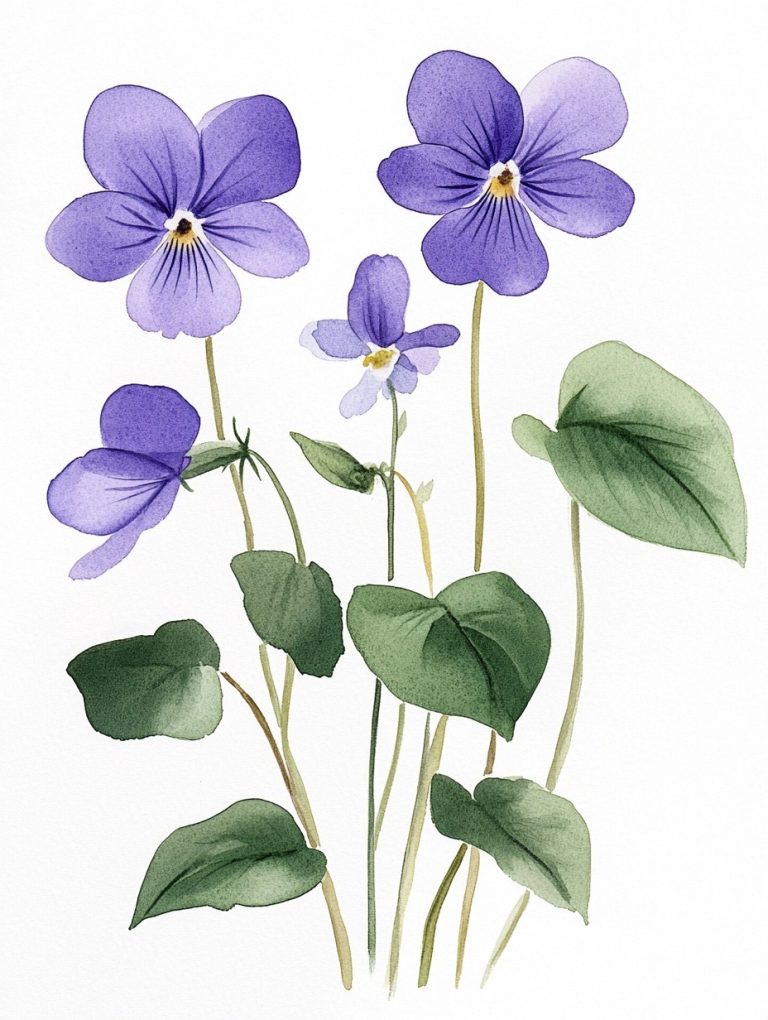 Viola Botanical 15