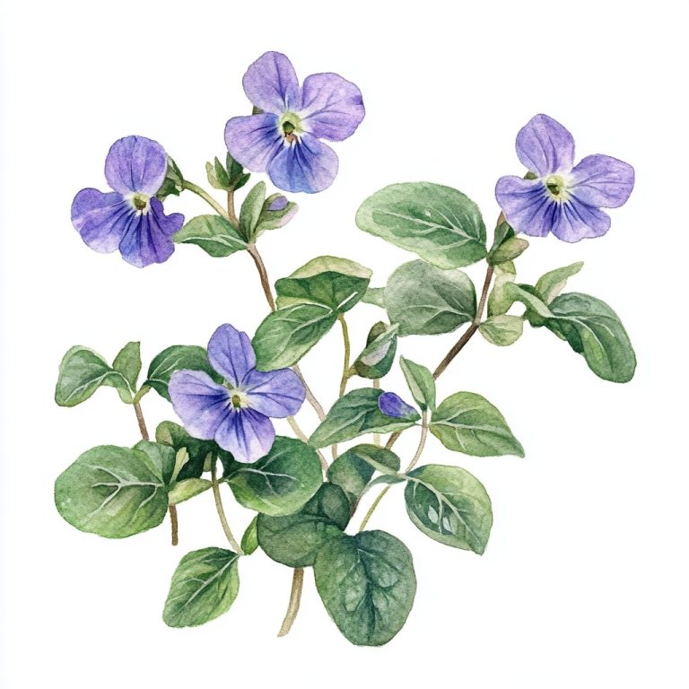 Viola Botanical 9