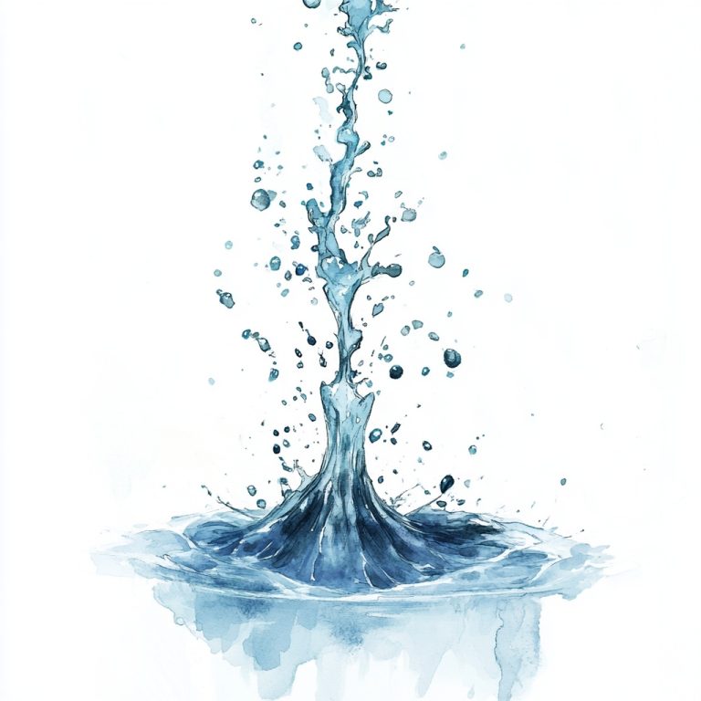 Water Source in Watercolor