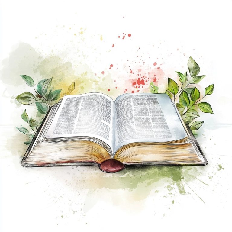 Watercolor Bible Clipart