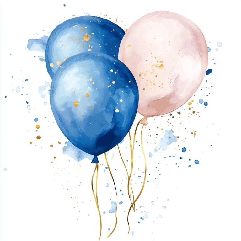 Watercolor Birthday Sign Design